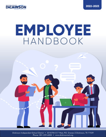 Employee Handbook 22-23