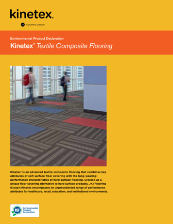 Environmental Product Declaration Kinetex Textile Composite Flooring