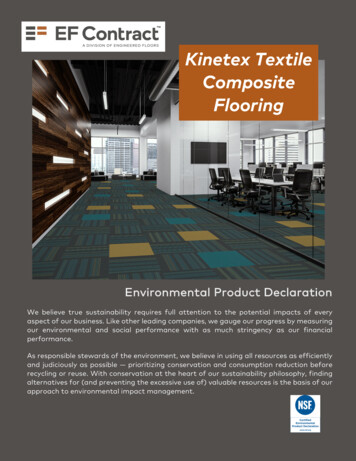 Kinetex Textile Composite Flooring - NSF International