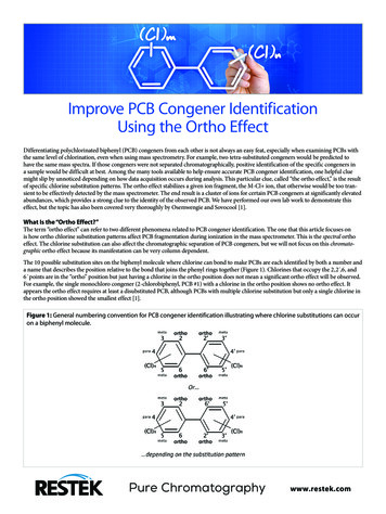 Improve PCB Congener Identification Using The Ortho Effect - Restek