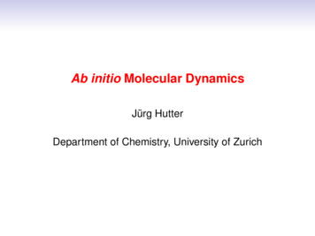 Ab Initio Molecular Dynamics - CP2K