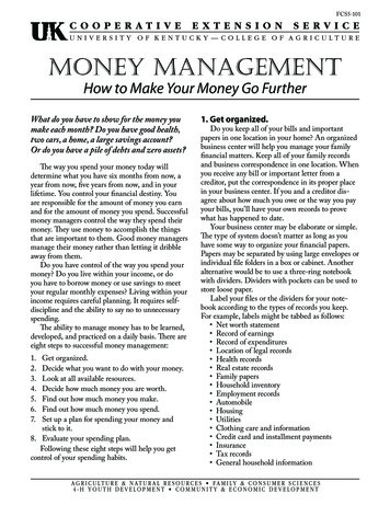 Money Management - How To Make Your Money Go Further