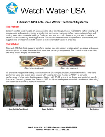 Filtersorb SP3 Anti-Scale Water Treatment Systems