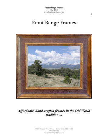Front Range Frames