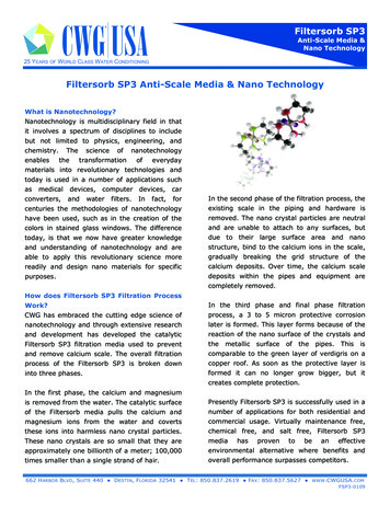 Filtersorb SP3 Anti-Scale Media & Nano Technology - 714WATER