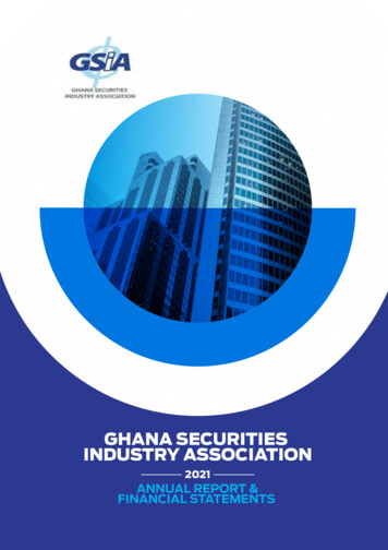 GHANA SECURITIES INDUSTRY ASSOCIATION - GSIA Online