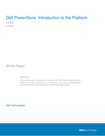 Dell PowerStore: Introduction To The Platform