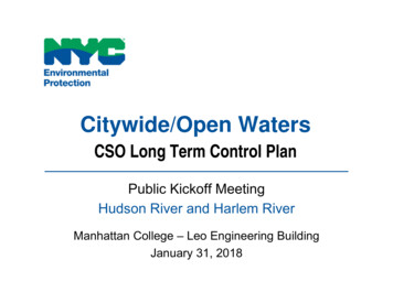 CSO-LTCP Harlem Hudson River Kick Off Meeting FINAL2 - New York City