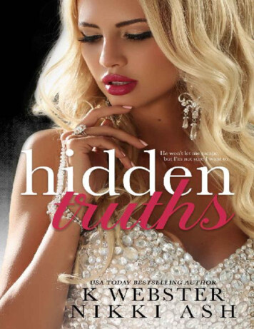 Hidden Truths (Truths And Lies Duet Book 1) - ForuQ