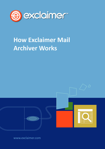 How Exclaimer Mail Archiver Works