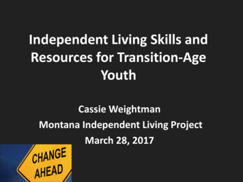 Independent Living Skills And Resources For Transition-Age Youth