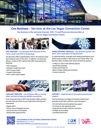 Cox Business - Services At The Las Vegas Convention Center