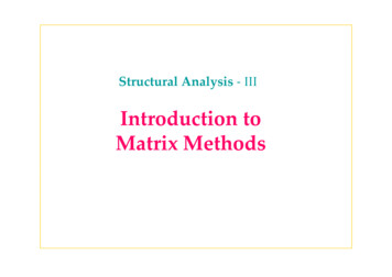 Introduction To Matrix Methods - Dronacharya