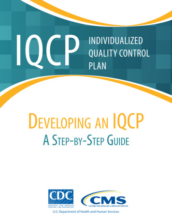 IQCP - Centers For Disease Control And Prevention