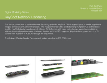 KeyShot Network Rendering - Purdy.gatech.edu