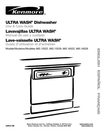 ULTRA WASH Dishwasher Lavavajillas ULTRA WASH - Sears Parts Direct