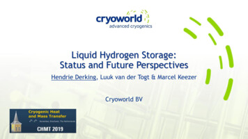 Liquid Hydrogen Storage: Status And Future Perspectives