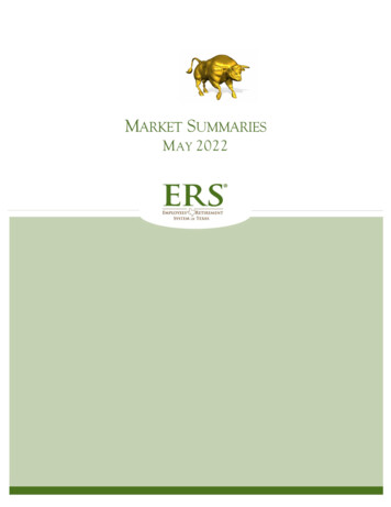 ERS - Markety Summaries, May 2022 - Texas