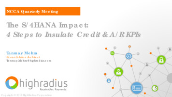 The S/4HANA Impact: 4 Steps To Insulate Credit & A/R KPIs