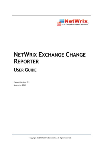 N Wrix Exchange Change Reporter