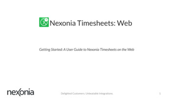 Nexonia Timesheets: Web - ISHPI