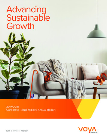 Advancing Sustainable Growth - Responsibility Reports