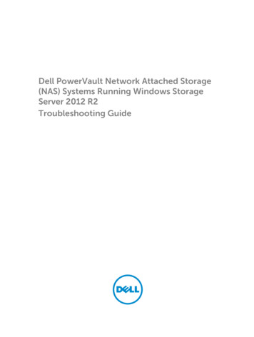 Dell PowerVault NAS Systems Running Windows Storage Server 2012 R2 .