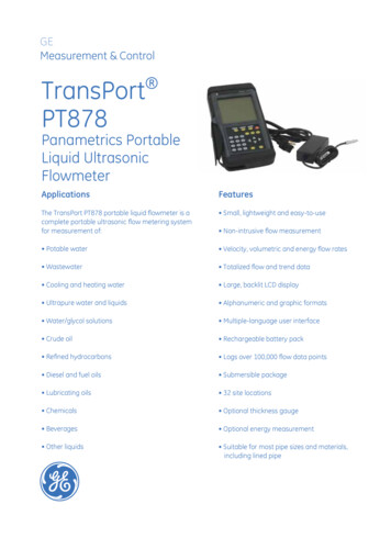 Panametrics Portable Liquid Ultrasonic - RS Hydro