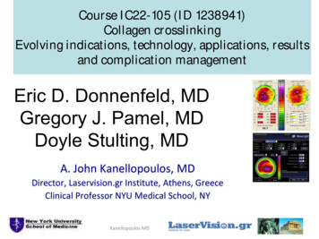 Eric D. Donnenfeld, MD Gregory J. Pamel, MD Doyle Stulting, MD