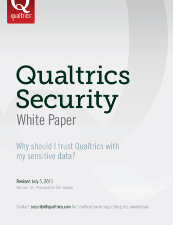 Qualtrics Security - Ohio State University