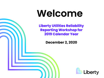 Reliability Reporting December 2020 - Liberty Utilities