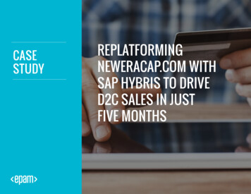 Case Replatforming Neweracap With Sap Hybris To Drive D2c Sales In .