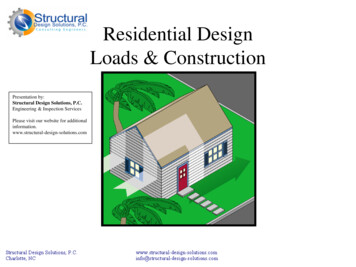 Residential Design Loads - PE Civil Exam