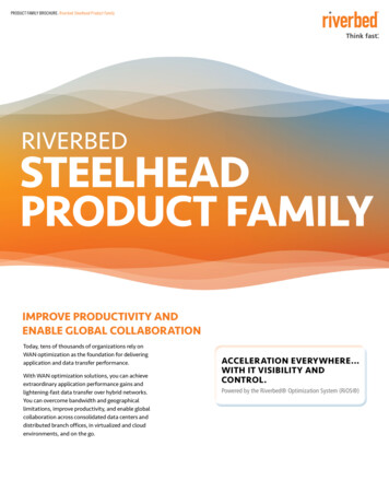 RIVERBED STEELHEAD PRODUCT FAMILY - Ebdiltd 