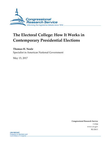 The Electoral College: How It Works In Contemporary Presidential Elections