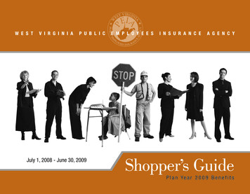 Shopper's Guide Table Of Contents - West Virginia