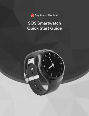SOS SmartWatch Online Quick Start Guide - Bay Alarm Medical