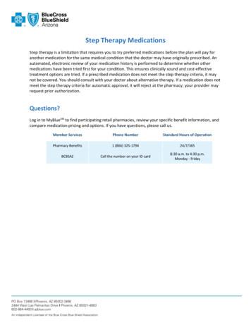Step Therapy Medications - MMITNetwork