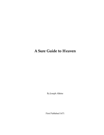 A Sure Guide To Heaven - Redemptive History