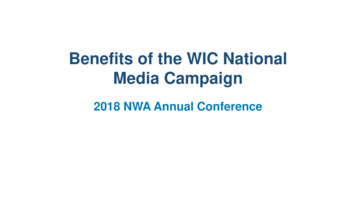 Benefits Of The WIC National Media Campaign - West Virginia