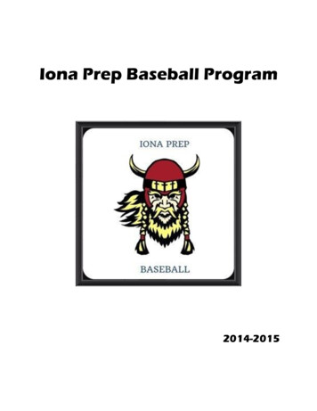 Iona Prep Baseball Program