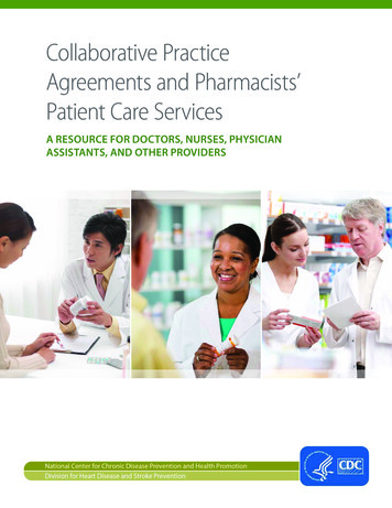 Collaborative Practice Agreements And Pharmacists' Patient Care Services