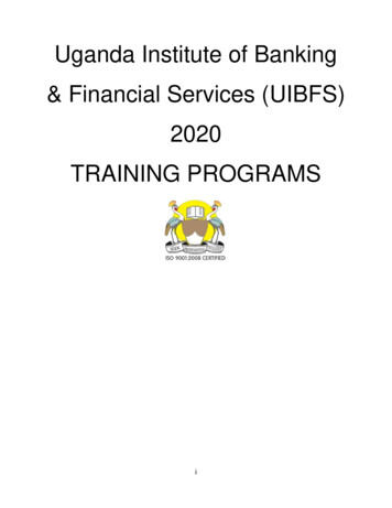 Uganda Institute Of Banking & Financial Services (UIBFS) 2020 TRAINING .