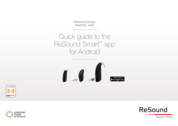 Quick Guide To The ReSound Smart App For Android