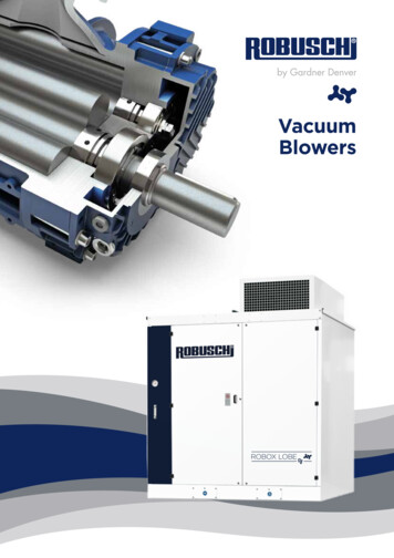 Vacuum Blowers - Gardnerdenver