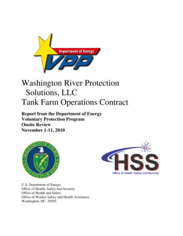 Washington River Protection Solutions, LLC - Energy
