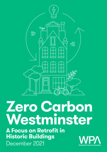 Zero Carbon Westminster - Westminster Property Association