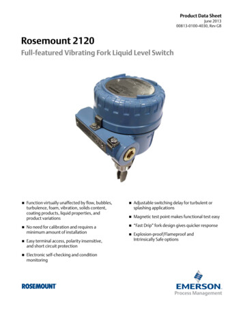Full-featured Vibrating Fork Liquid Level Switch - RS Components