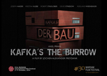 AXEL PRAHL KAFKA S THE BURROW - Beta Cinema