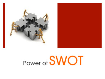 Power Of SWOT - Weebly